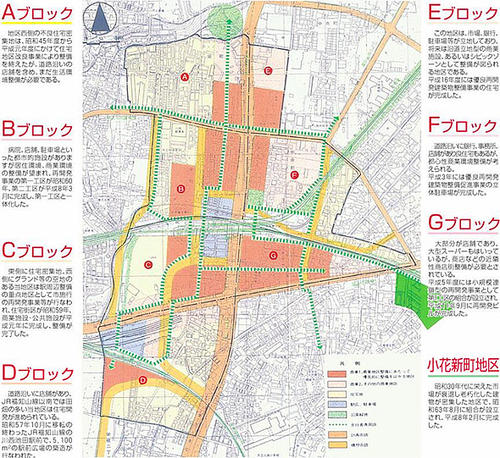 駅周辺都市整備計画基本構想図
