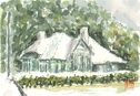 旧平賀邸の四景-雪景色-