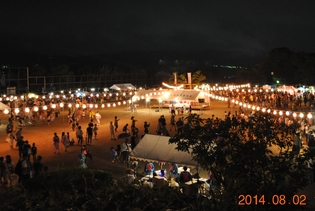 納涼祭全景の写真