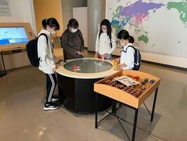 国立民族額博物館での多文化共生学習の様子
