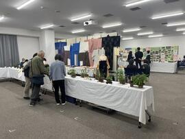 公民館グループの展示、活動発表の写真