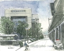 雪の市役所