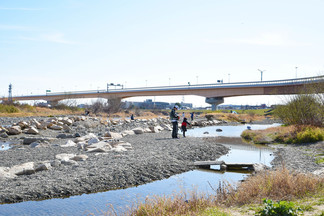 猪名川河川敷の画像