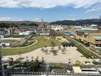 キセラ川西せせらぎ公園全景