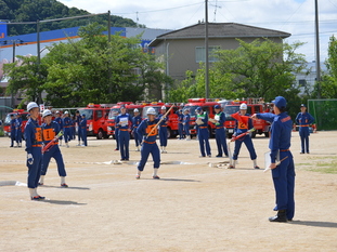 放水準備が整った写真