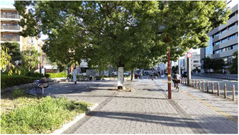 ポケットパーク風景