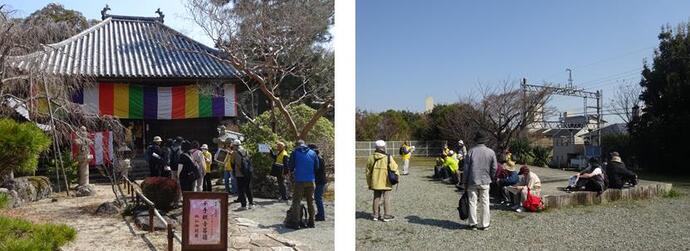 ハイキングの写真