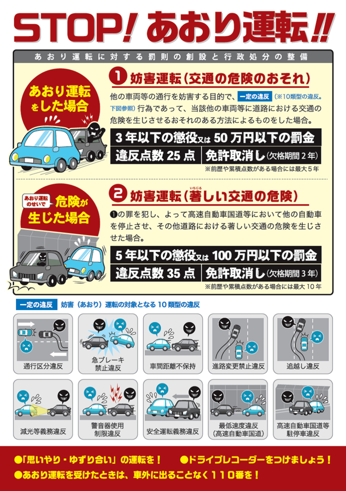 煽り運転 警察から電話