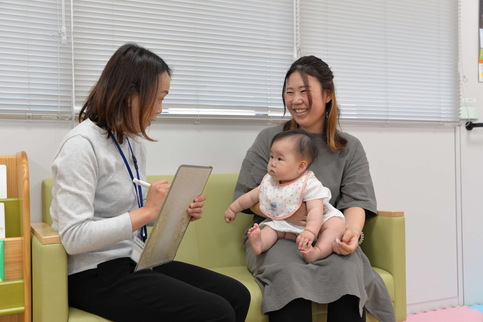 子育て相談の様子