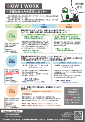多様な働き方推進事業セミナーちらし画像データ