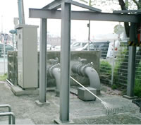 東多田雨水ポンプ設備