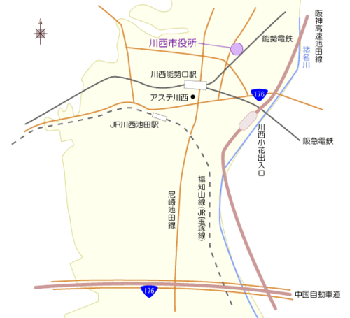 地図：市案内図