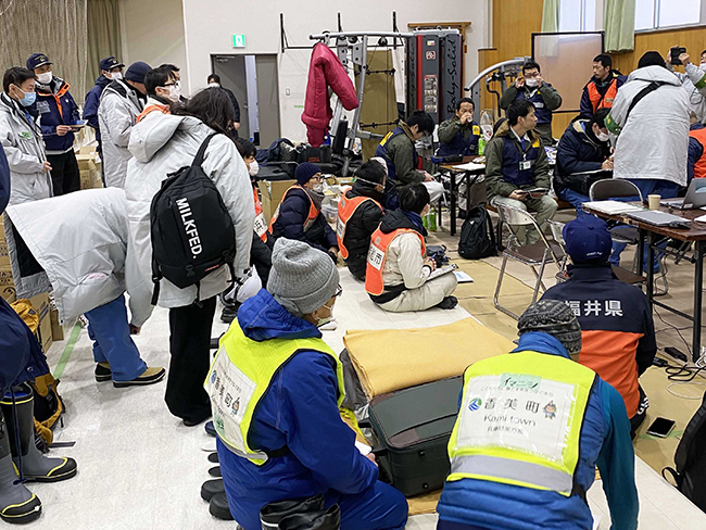 能登半島地震への川西市派遣職員の活動状況について