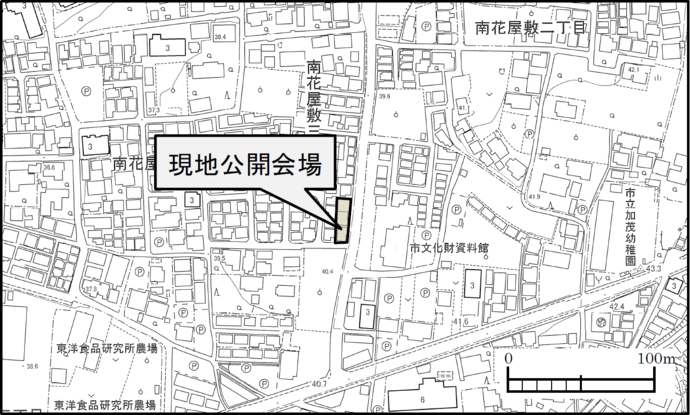 現地説明会の場所地図