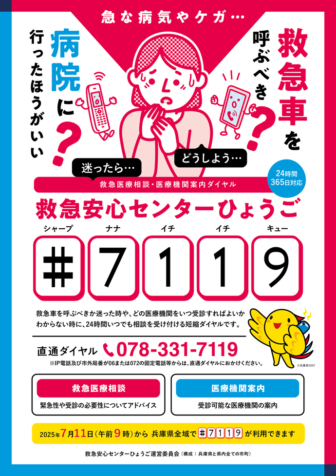 ♯7119　チラシ表