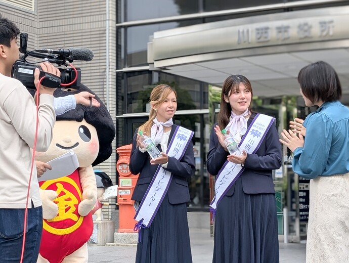 サンテレビ「あんてなサン」取材時の様子