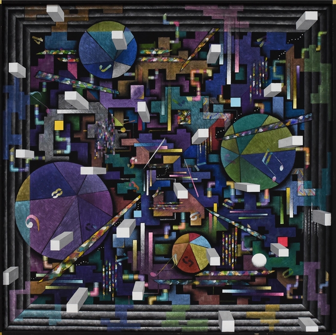 洋画の部一席の写真